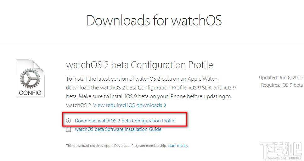 watch OS2固件官方下载网址 苹果表升级固件下载